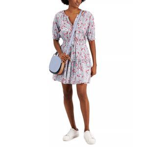Tommy Hilfiger Light Blue Floral Mini Dress